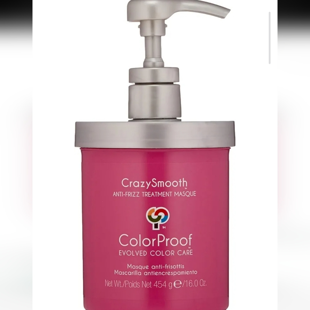 ColorProof CrazySmooth Anti-Frizz Treatment Masque 16 OZ New